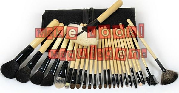 Kit 25 pincéis Estojo Preto