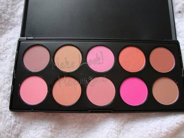 Paleta de 10 Blushes
