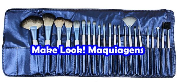 Kit de 22 Pincéis Azuis