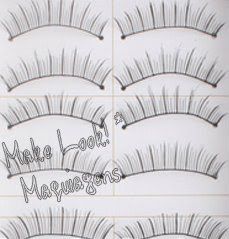 Kit com 10 Pares de Cílios 010#