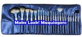 Kit de 22 Pincéis Azuis