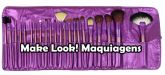 Kit de 22 Pincéis Roxinhos