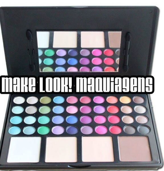 Paleta 40 Cores de Sombras e 4 Cores de Bases